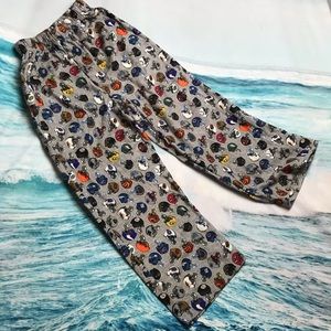 NFL kids small pajama top great condition! Helmets